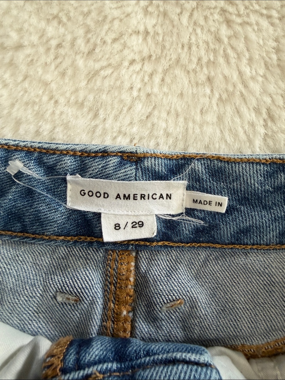 Good American ,Front Maxi,Size 8/29, High-Waist Blue Denim Pencil Skirt Jeans - Picture 13 of 17
